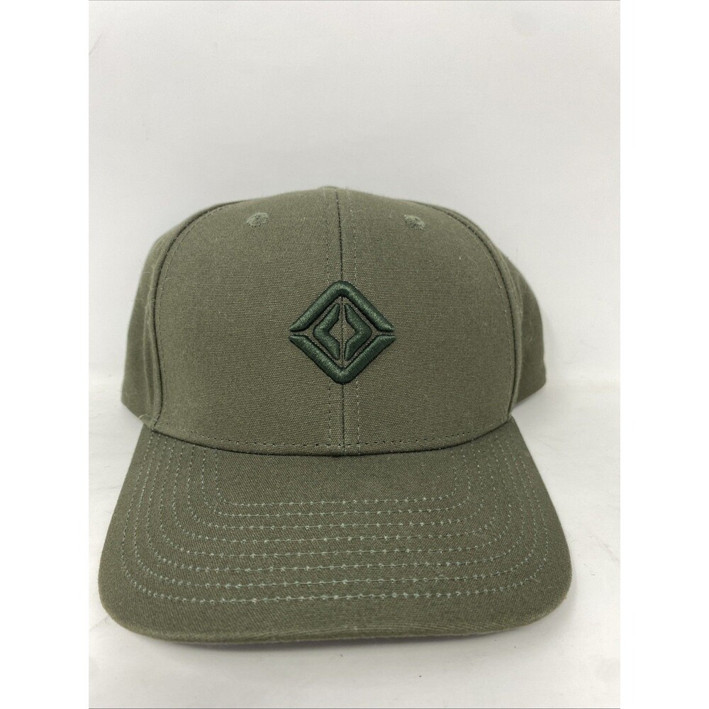 Rivian Hat Cap Green Strap Back Adjustable Embroidered Logo Outdoors Made USA